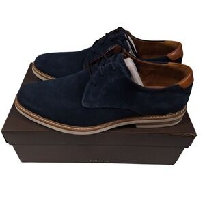 Florsheim HIGHLAND Plain Toe Oxford Men's Size 8.5 Color Navy Blue Suede New Box